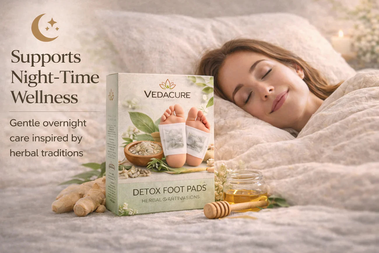 Ayurvedic 100% Herbal & Gentle Ingredient Foot Patches BUY 20 GET 20 FREE (Pack of 40)@499