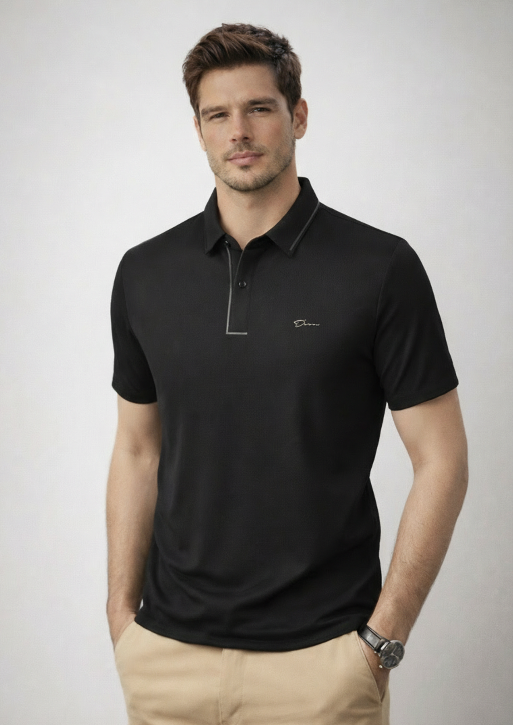 Dynex Elite Grid Polo T-Shirt