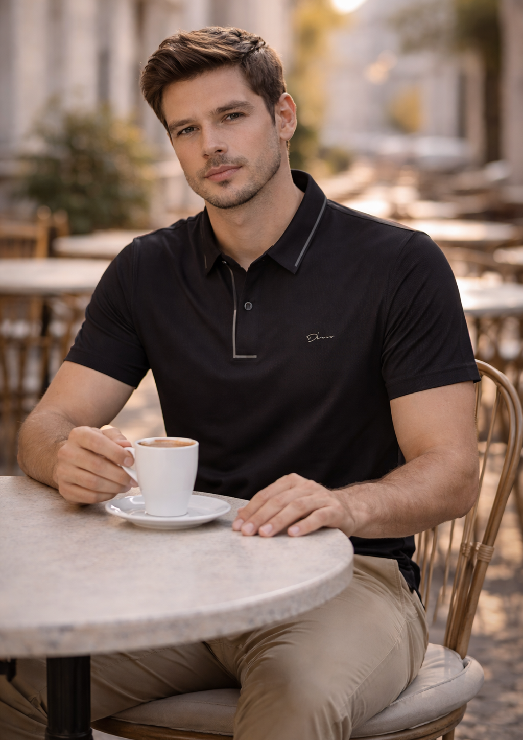 Dynex Elite Grid Polo T-Shirt