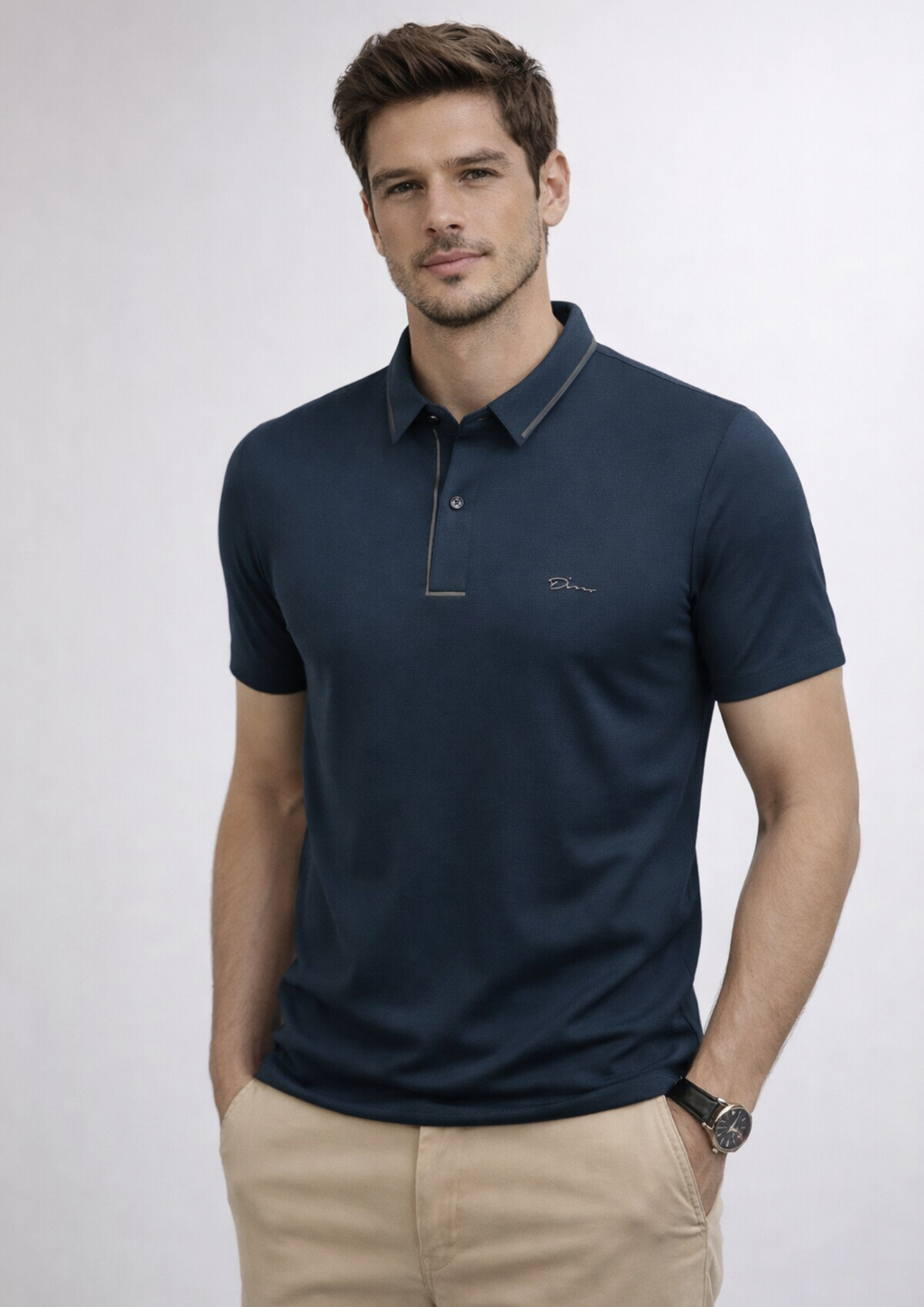 Dynex Elite Grid Polo T-Shirt