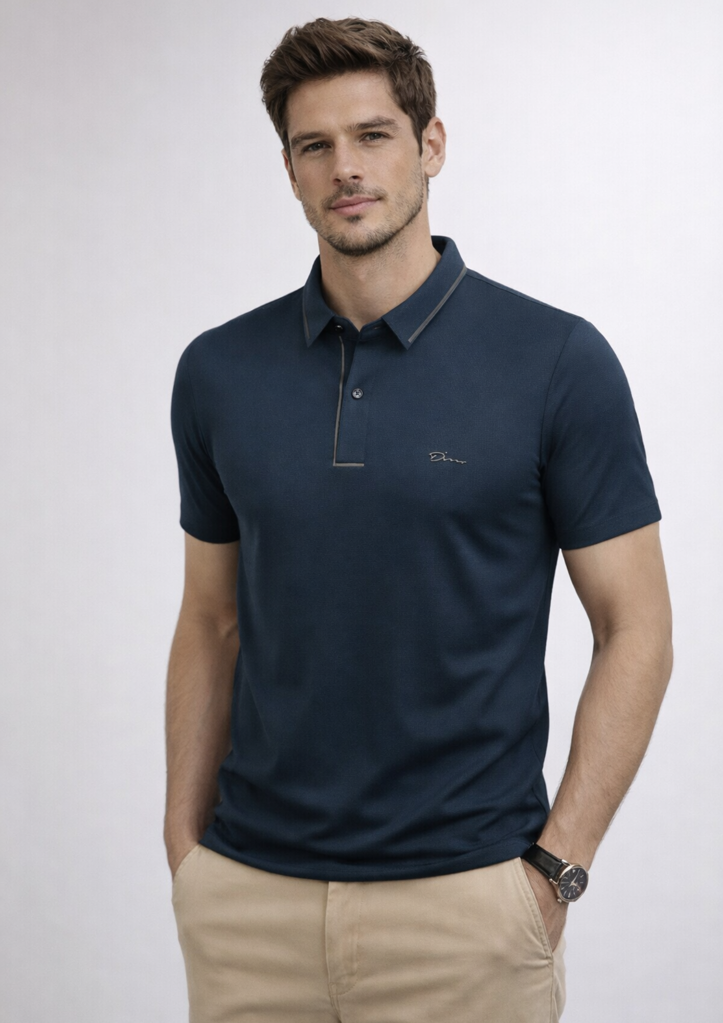 Dynex Elite Grid Polo T-Shirt
