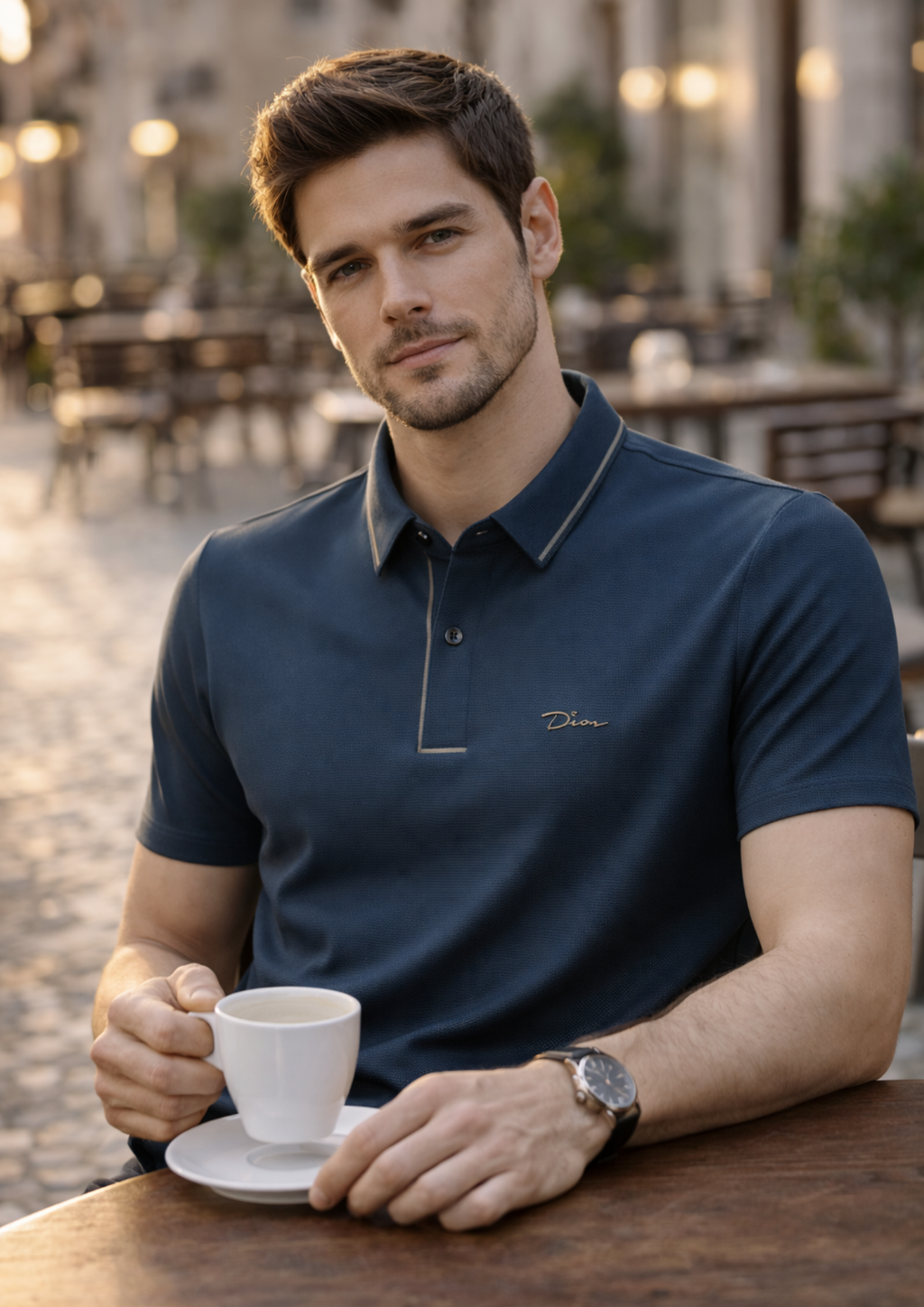 Dynex Elite Grid Polo T-Shirt