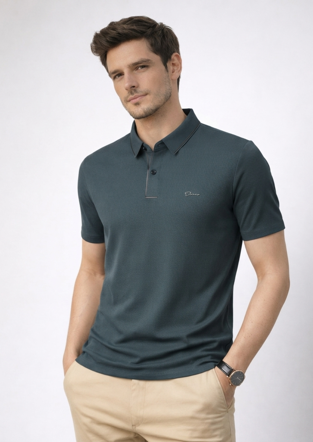 Dynex Elite Grid Polo T-Shirt