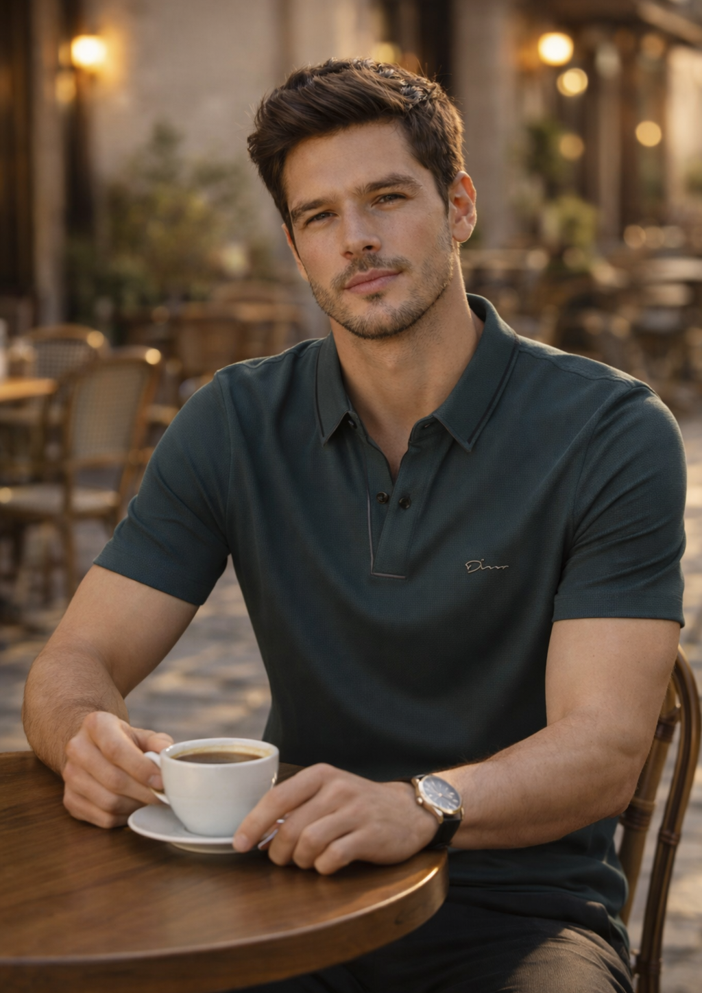 Dynex Elite Grid Polo T-Shirt